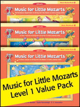 Music for Little Mozarts Level 1 piano sheet music cover Thumbnail